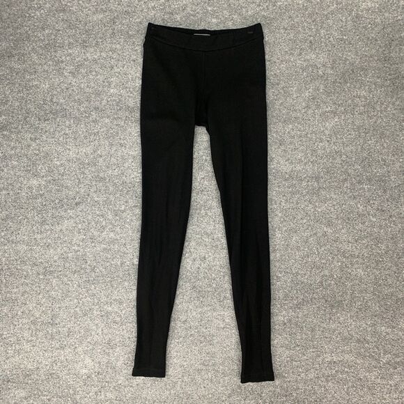 Vince Ponte Leggings Womens XS Extra Small Black Elastic Waist Skinny Pant *READ - Picture 2 of 11